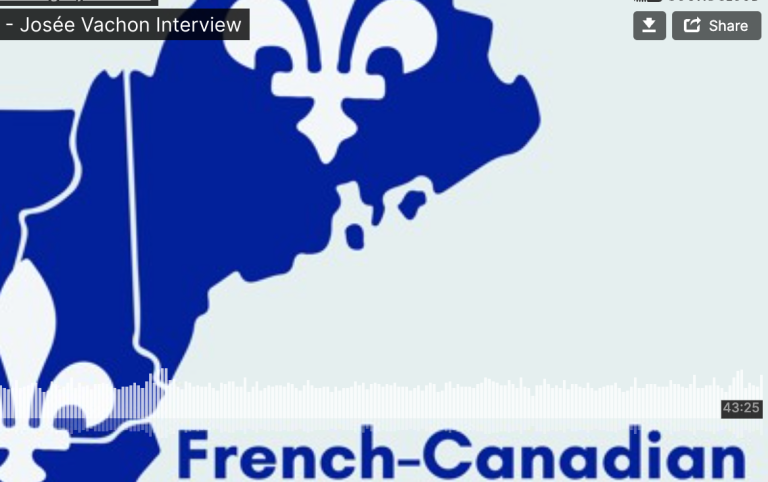 French-Canadian Legacy Podcast Interview with Josée Vachon